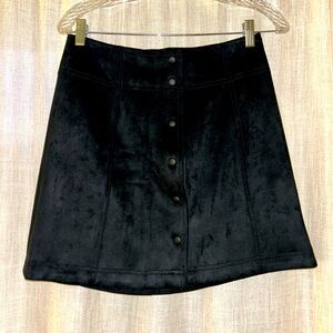 Never worn! Faux Suede Mini Skirt
